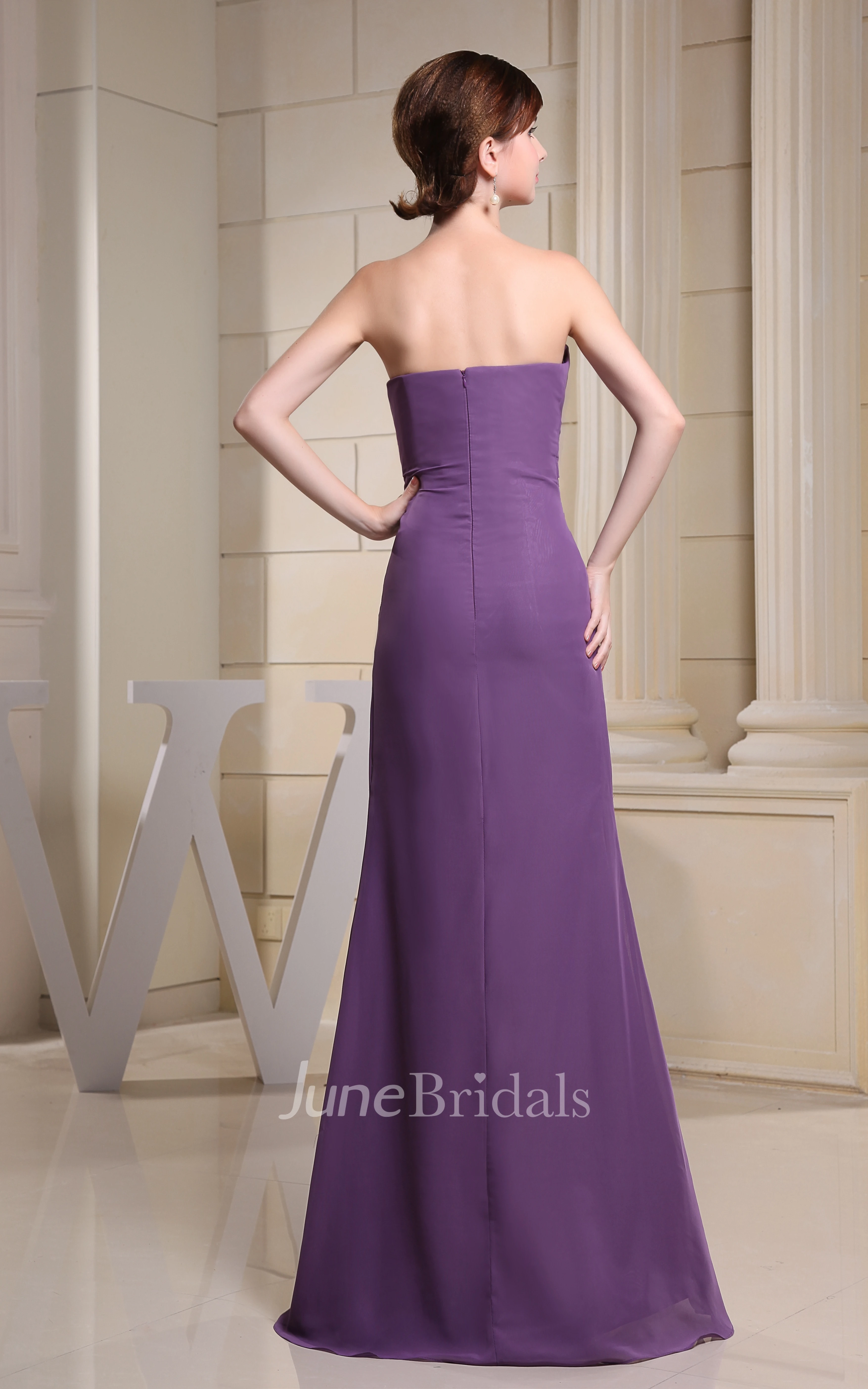 Sweetheart Mermaid Sheath Dress With Side Ruching
