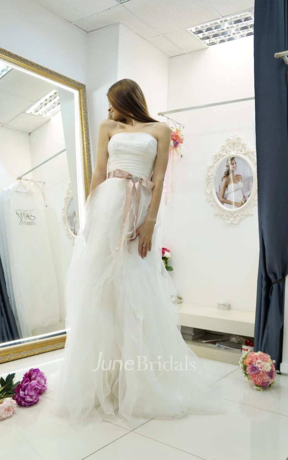 Summer Flounces Skirt Organza Beach Destination Dress