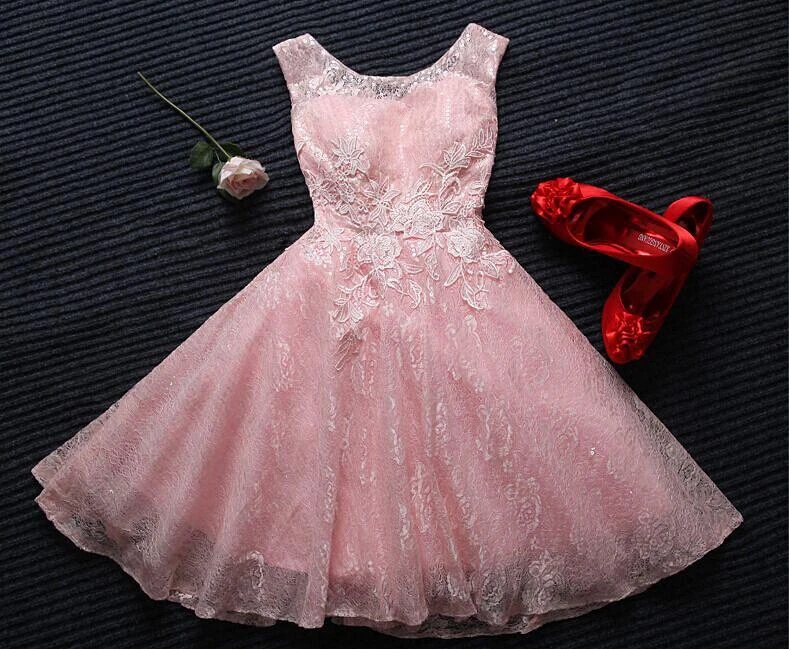 Modern Illusion Sleeveless Short Homecoming Dress Lace-up With Appliques