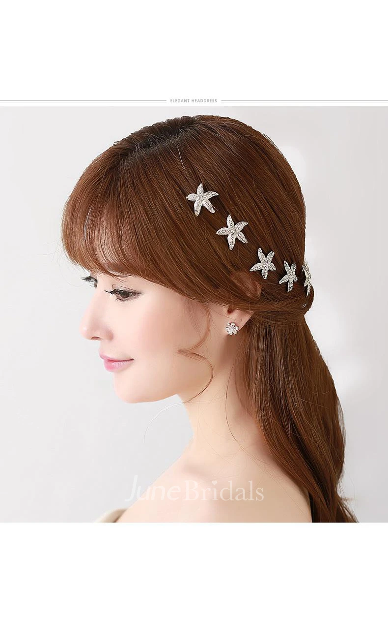 Bride Jewelry Rhinestone Headdress Hairpin Jewelry