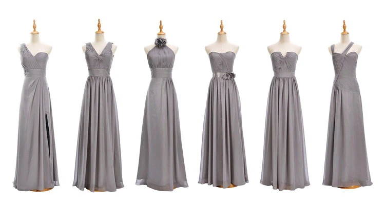 One-shoulder Sweetheart Long Empire Dress With Side Slit