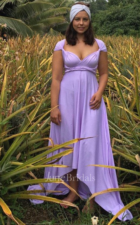 Bella and Bloom Boutique - Look My Way Sparkly Feather Maxi Dress: Lavender
