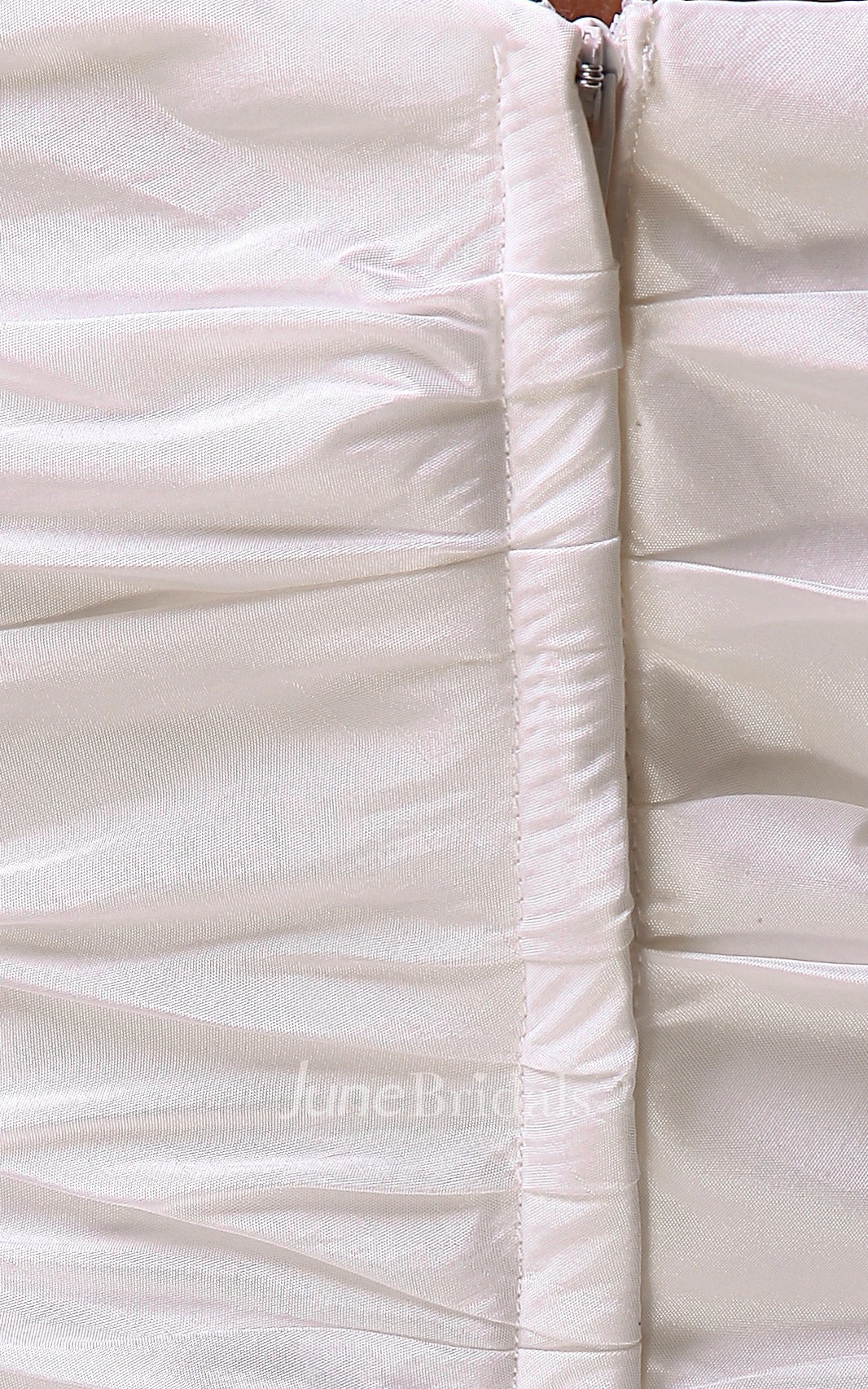 Criss-Cross High-Low Sweetheart Dress with Ruching and Tiers