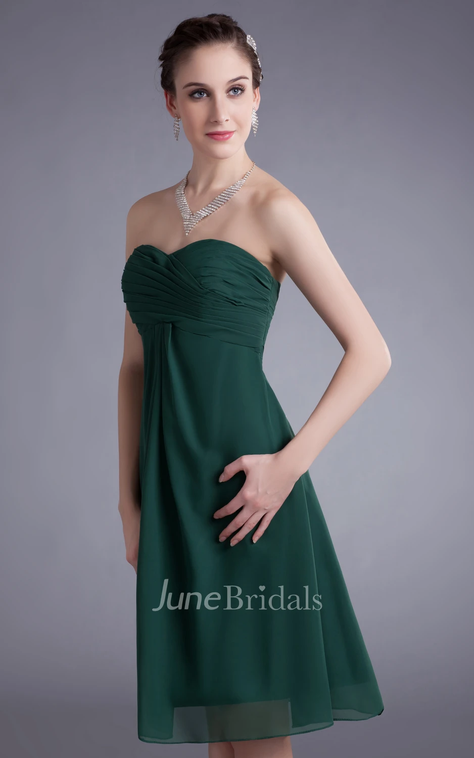 Elegant Soft Flowing Fabric Dress With Draping And Ruching