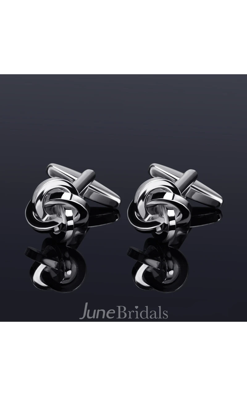 Simple Classic Alloy Cufflinks-10 Styles