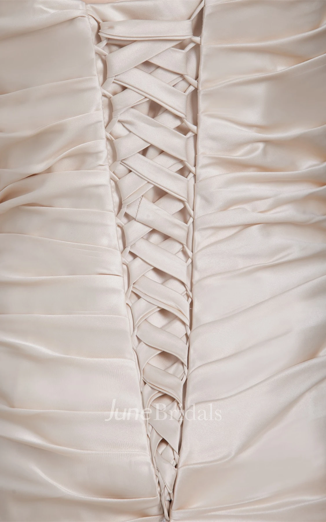 strapless ball jeweled gown with court train and ruched bodice