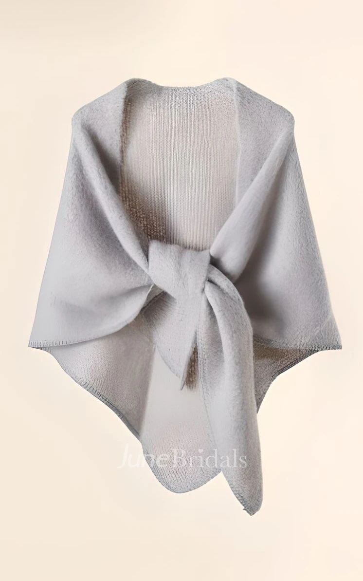 Casual Sleeveless Cotton Cashmere Wedding Shawl