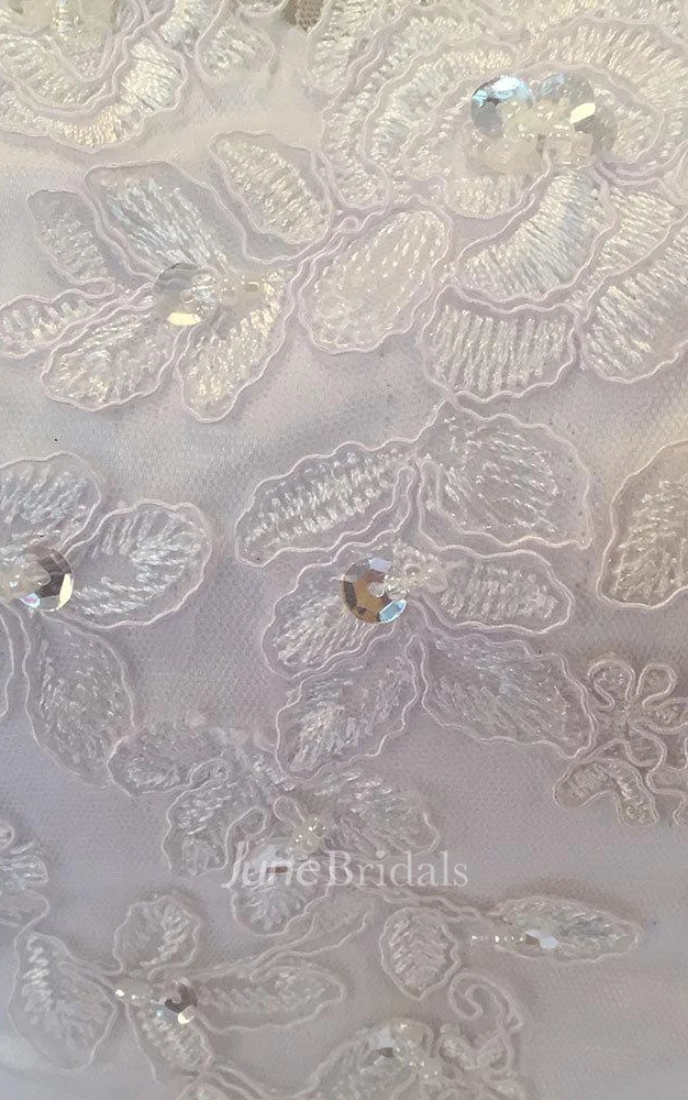 Sweetheart Tulle Mermaid Wedding Dress With Appliques