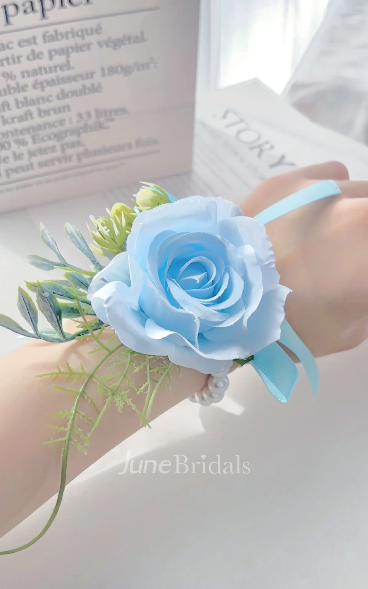 Bridal Party Wedding Wrist Flower Accessories