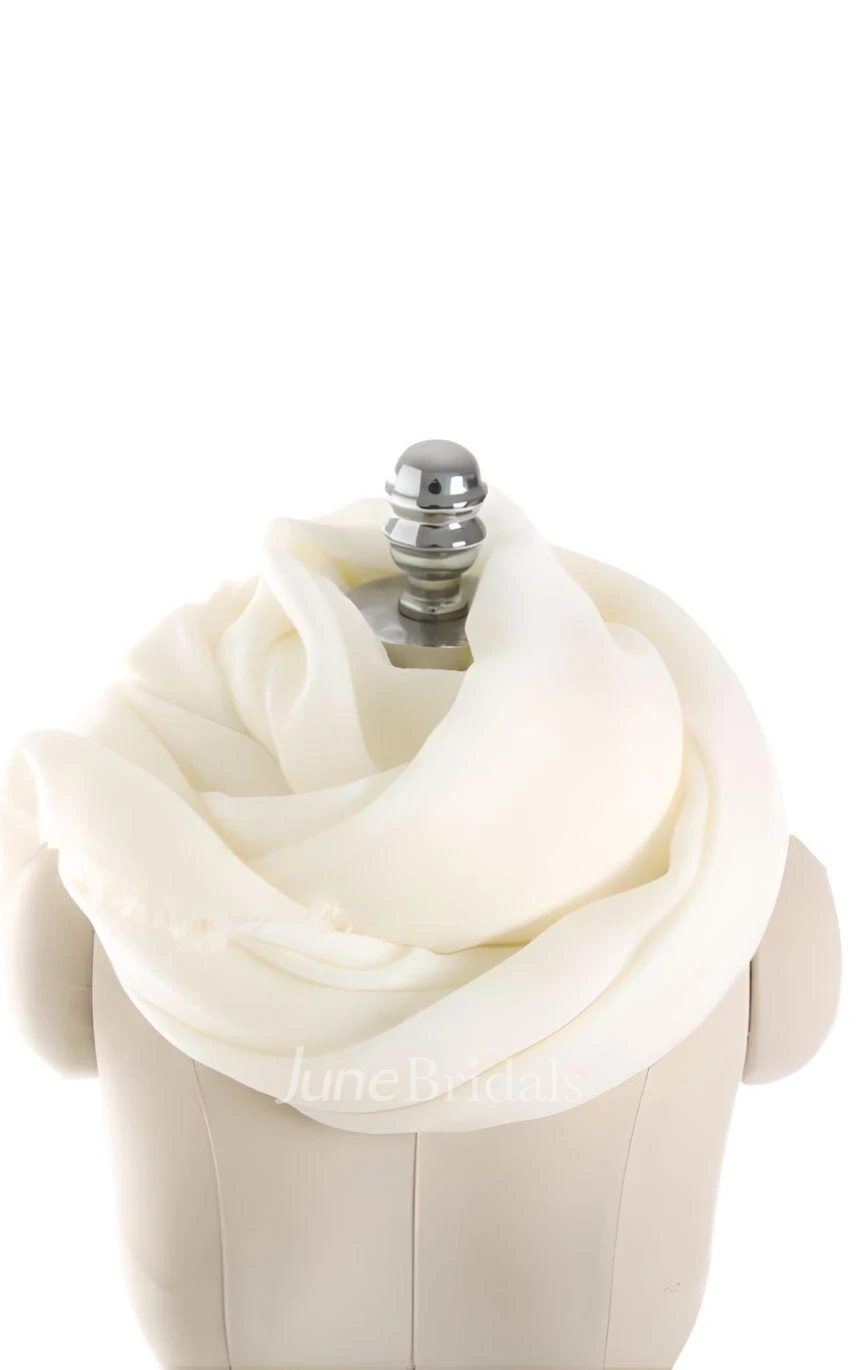 Sleeveless Simple Cotton Cashmere Wedding Shawl