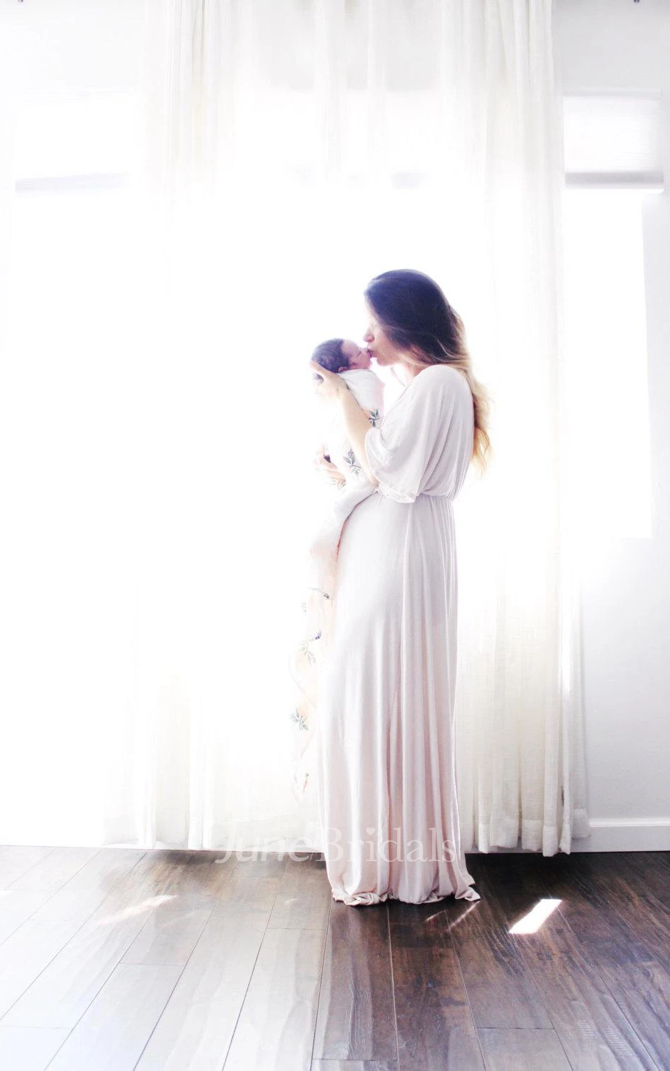 Maternity Gown Nursing Kimono Lounge Maternity Hospital Gown Dress