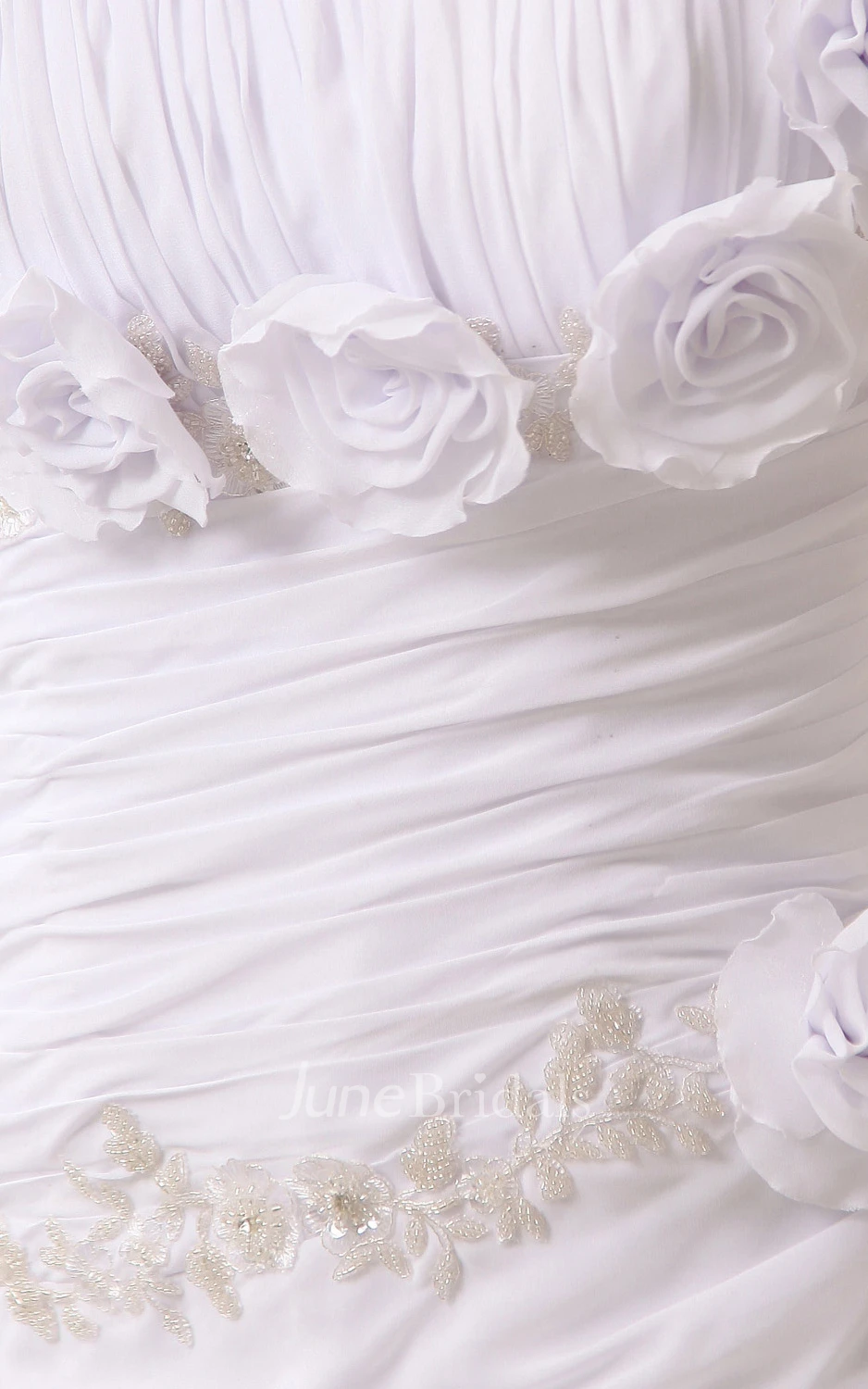 Modern Strap Flower Sweetheart Sleeveless Column Dress With Brush Train