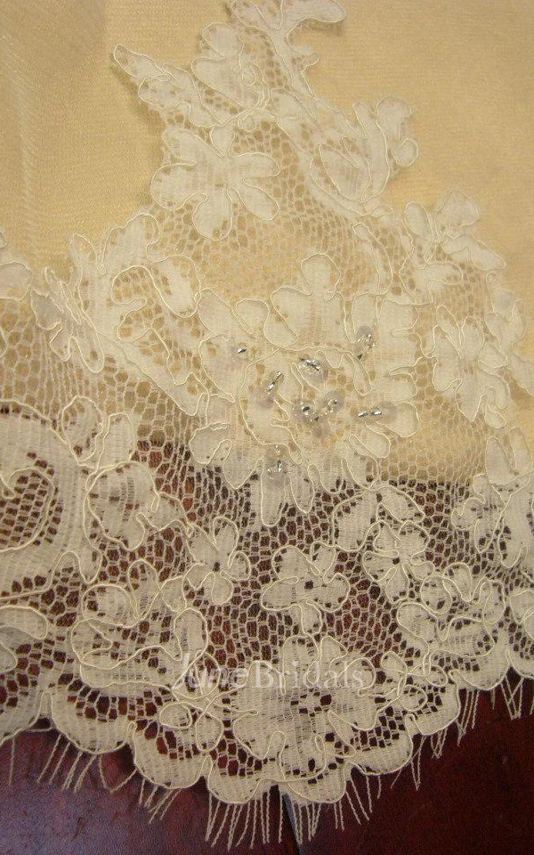 Sweetheart Lace-Up Back Long Taffeta Wedding Dress With Appliques And Beading