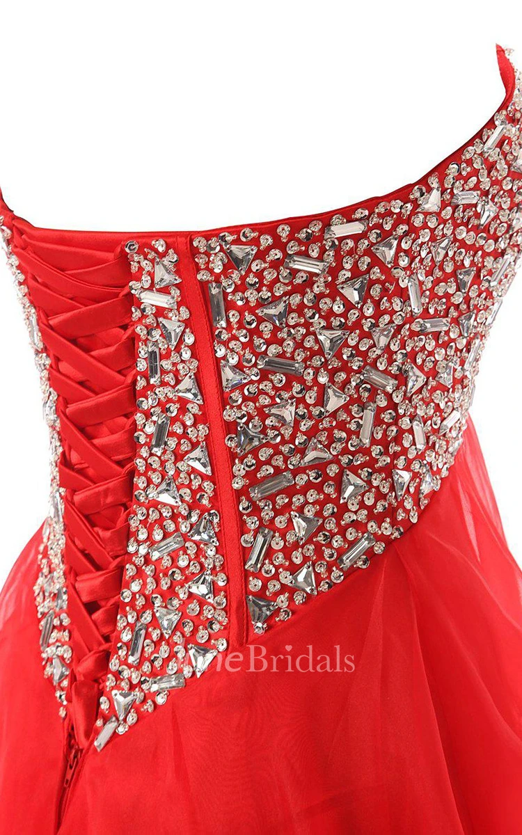 Sweetheart A-line Gown With Beaded Bodice