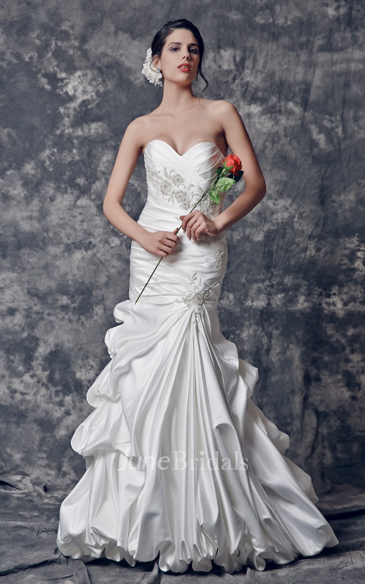 Junona ドレス　9-10y 140 Dara: Plunging V-Neck Mikado Ball Gown with Cutout Train