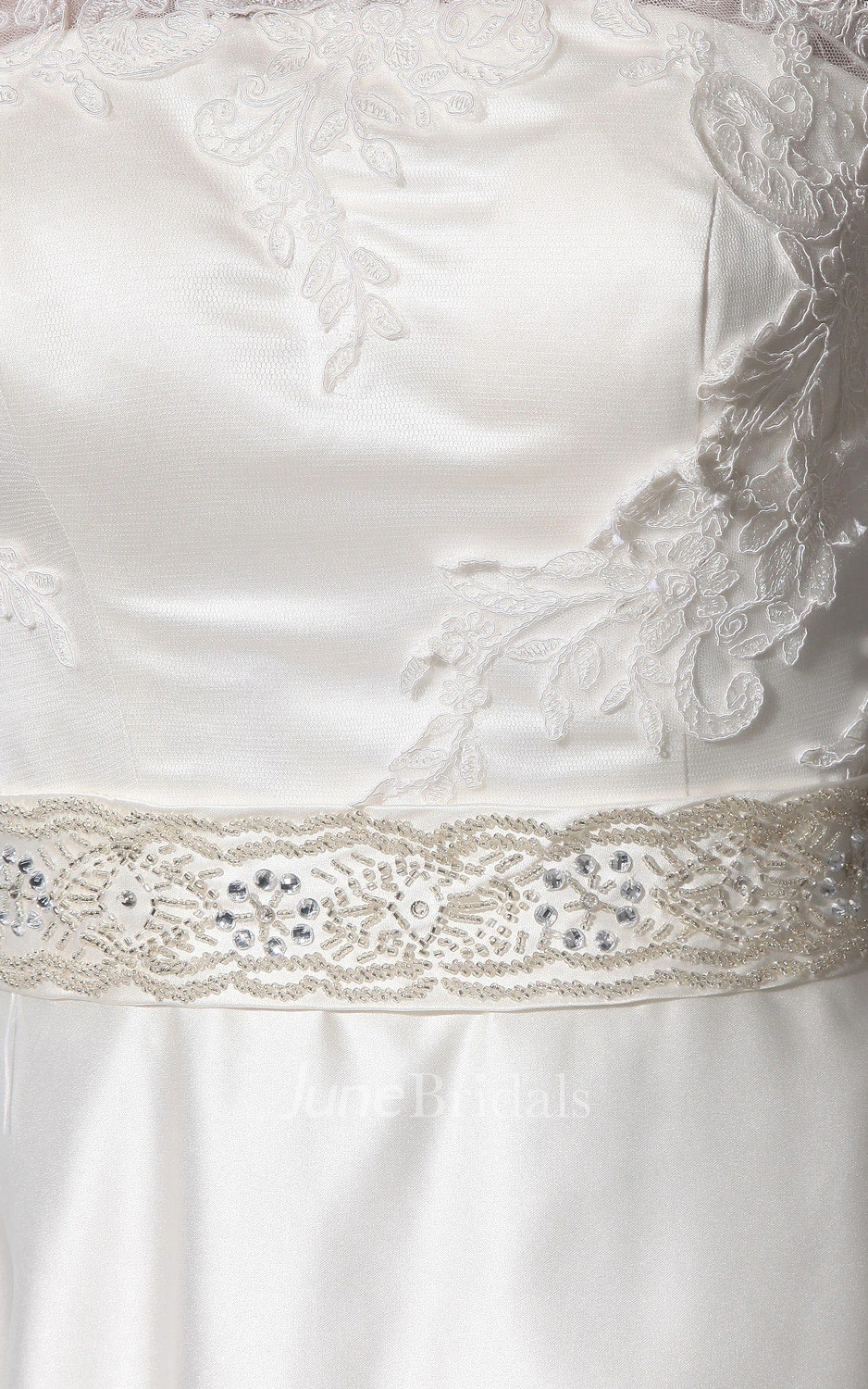 A-Line Asymmetrical One-Shoulder Dress With Bodice And Chapel Train