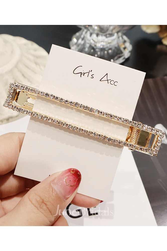 Shining And Modern Headwear In Gold/Silver/Beading