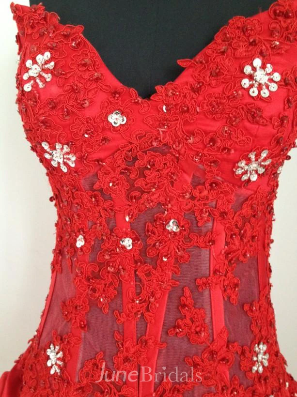 Custom Made New Sexy Strapless Lace Chiffon Sheath With Jacket