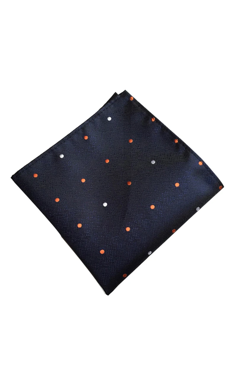 Floral Print and Polka Dot Pocket Square-10 Color Options