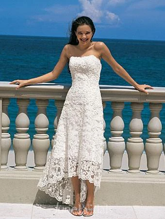 Column tea 2025 length wedding dress