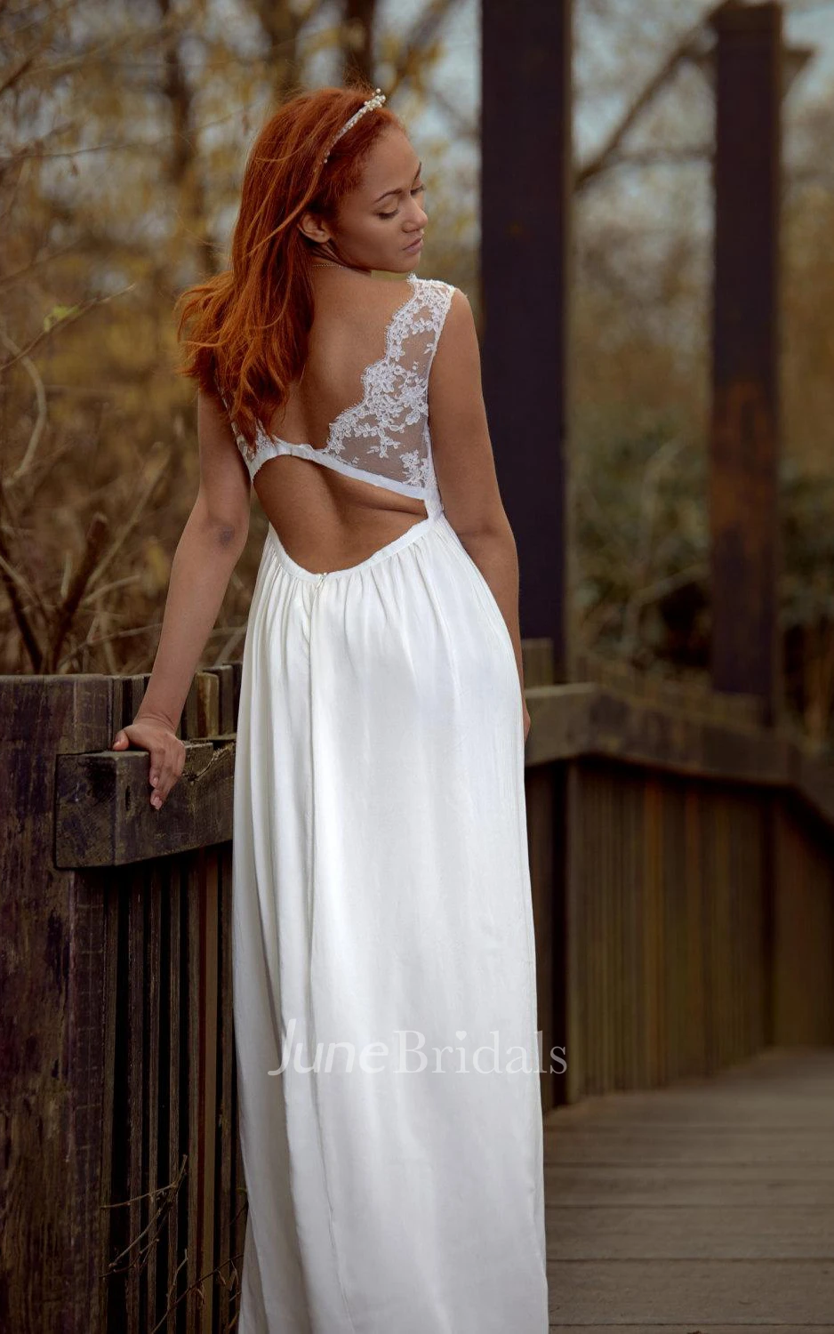 Wedding Size Empire And Halter Dress