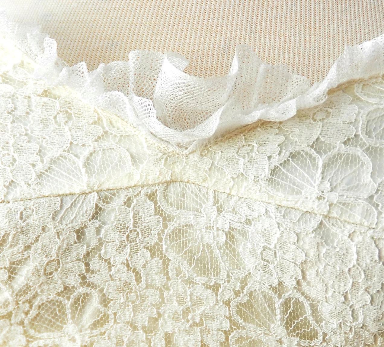 Sweetheart A-Line Lace Ballerina Length Wedding Dress With Pleats