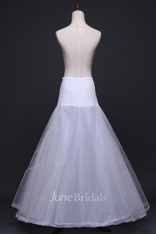 New Puff Double Lace Layer Mesh Dress Petticoat with Elastic Belt