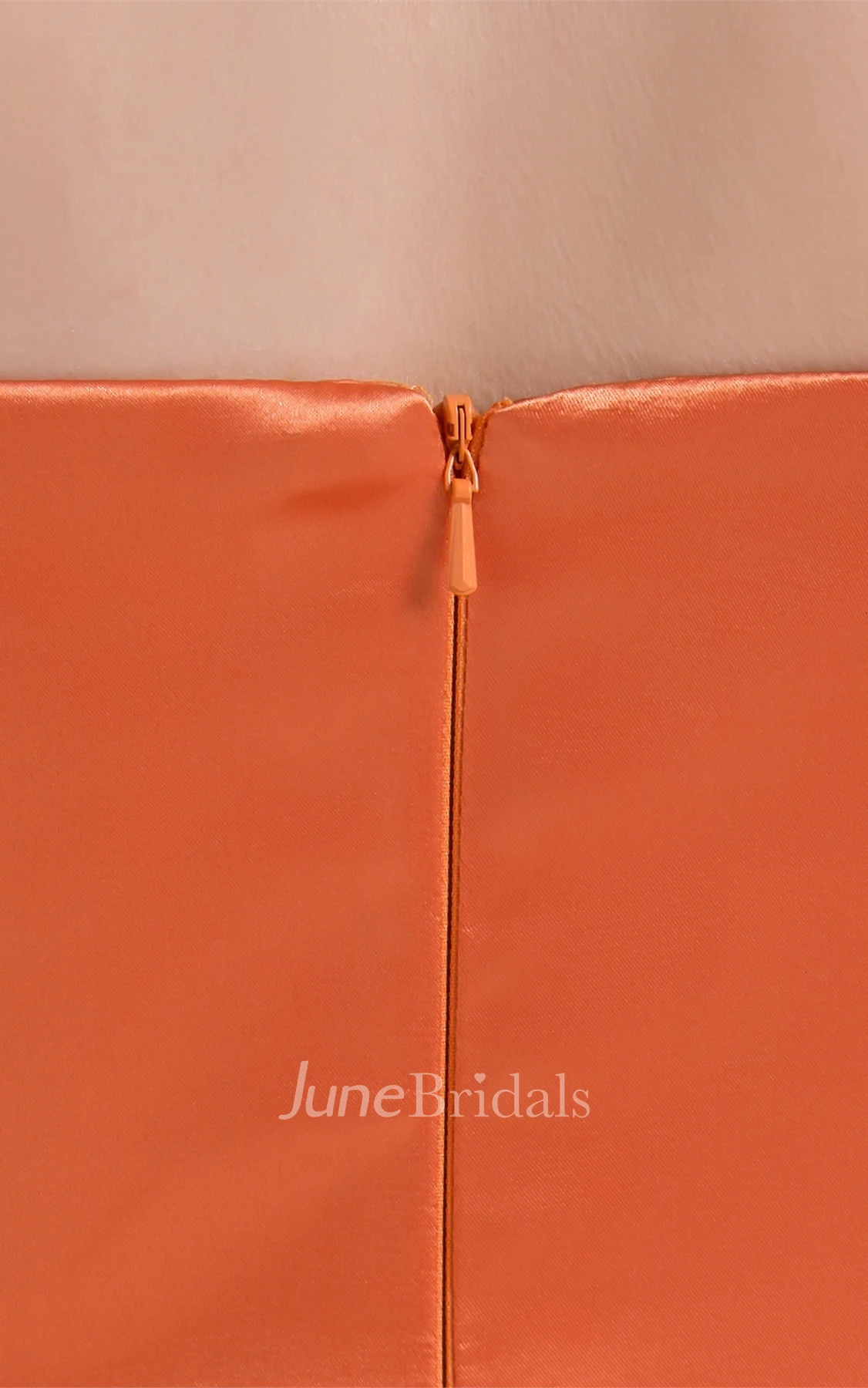 Sweetheart Chiffon A-Line Gown with Rhinestone and Single Strap