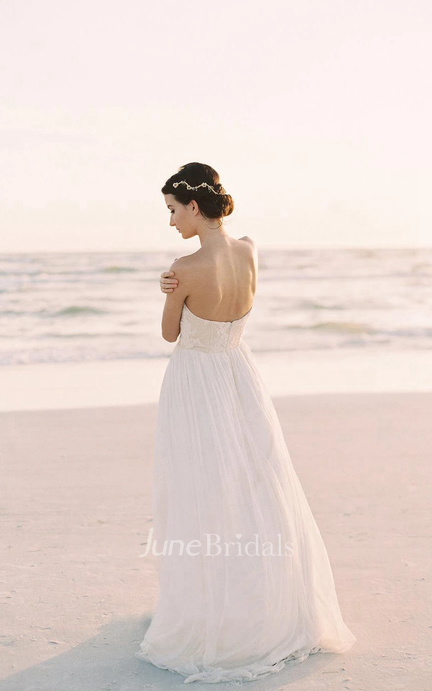 Chiffon Tulle Lace Organza Charmeuse Weddig Dress