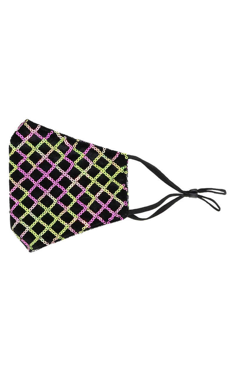 Non-Medical Stunning Sequins Face Mask