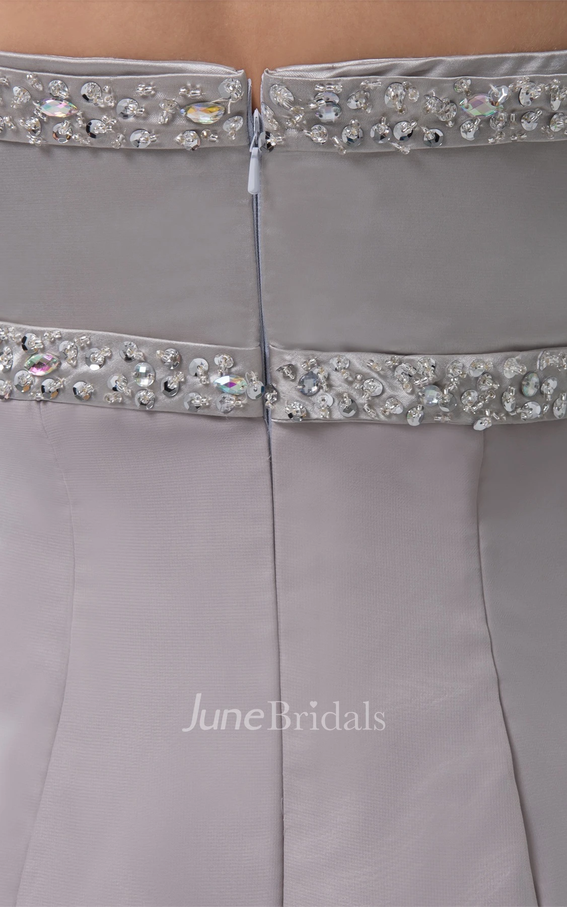 Sweetheart Empire Pleated Maxi Dress with Beaded Top