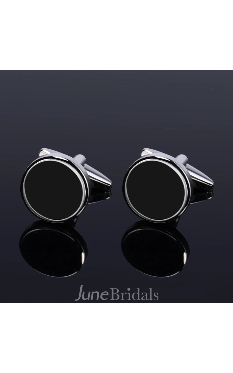 Simple Classic Alloy Cufflinks-10 Styles