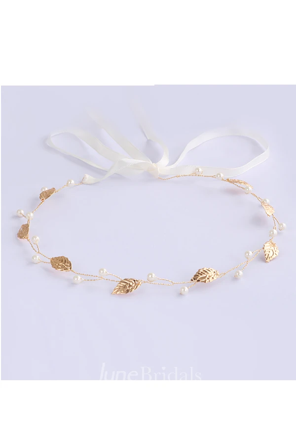 Handmade Baroque Leaf Style Hair Band