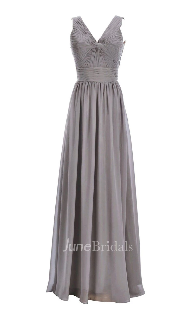 One-shoulder Sweetheart Long Empire Dress With Side Slit