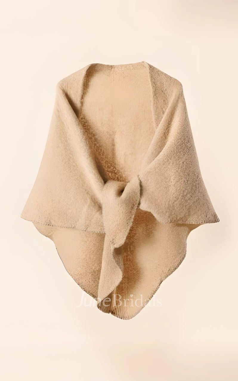 Casual Sleeveless Cotton Cashmere Wedding Shawl