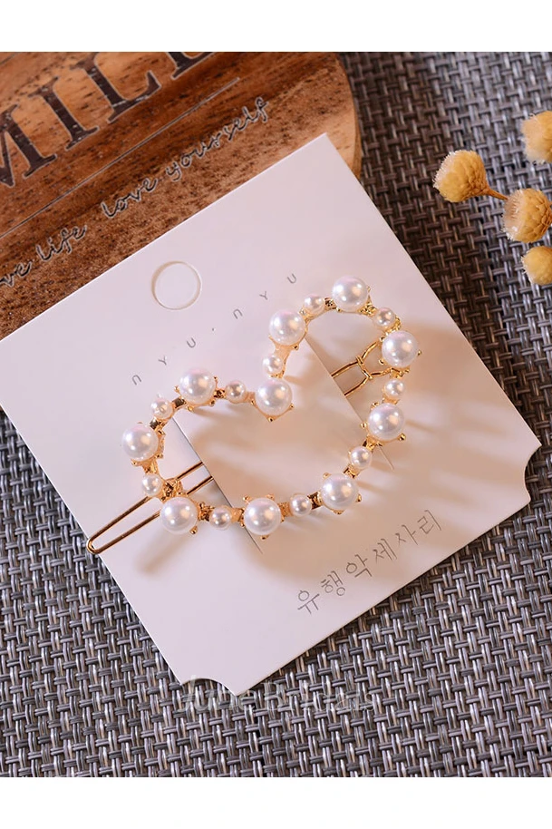 Lovely Romantic Hair Clip Circle/Rectangle/Star/Heart/Crown Shpe