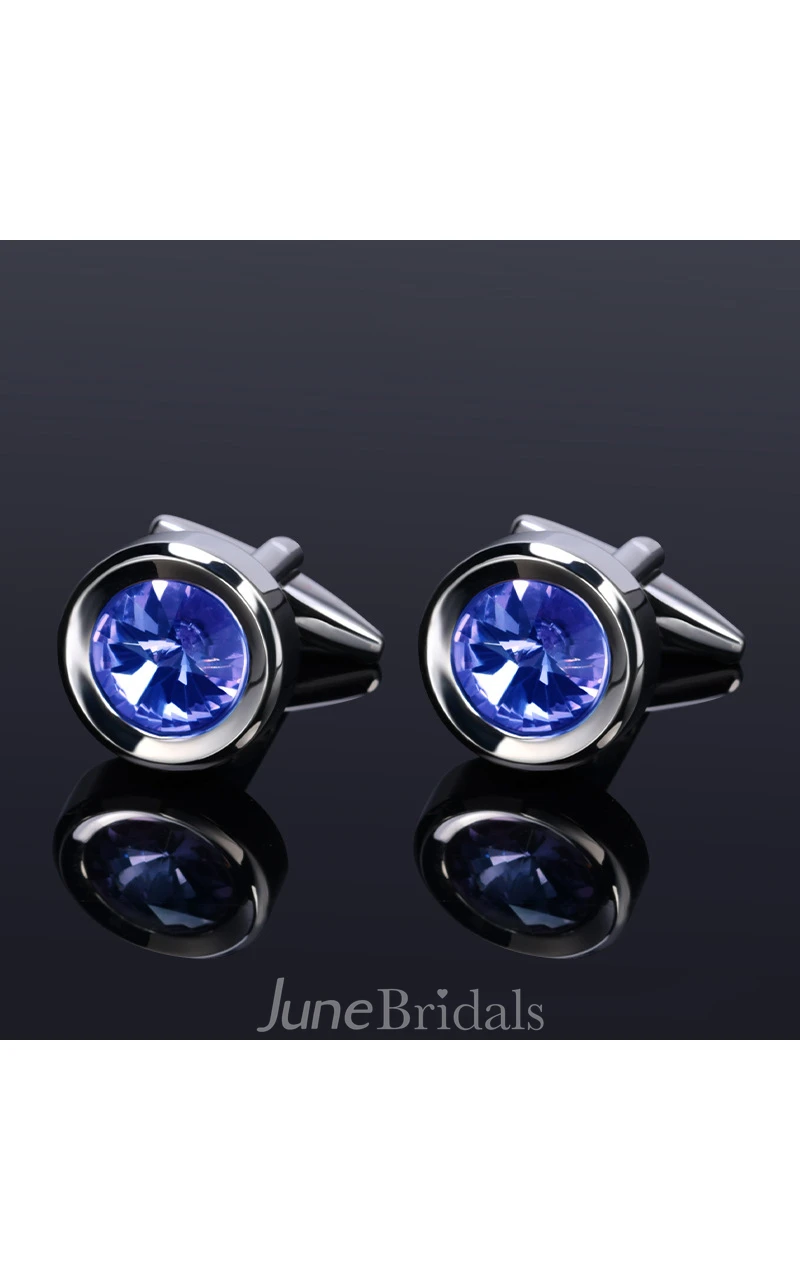 Simple Classic Alloy Cufflinks-10 Styles