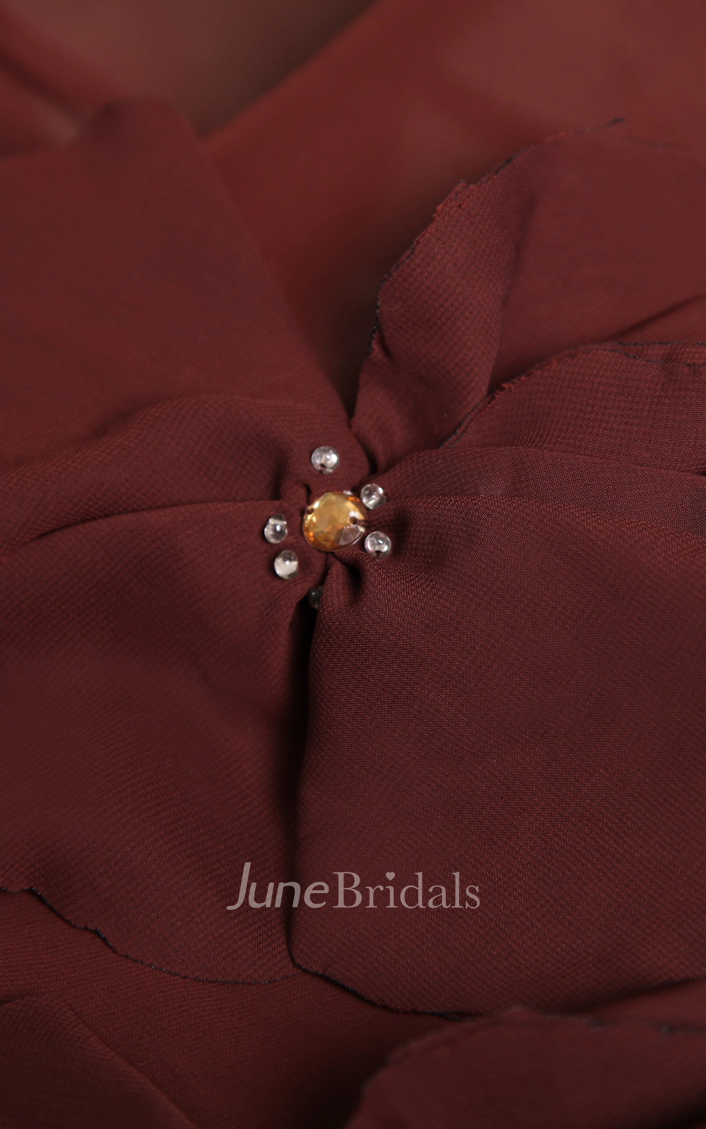 Sleeveless Chiffon Floor-Length Dress With Spaghetti Straps