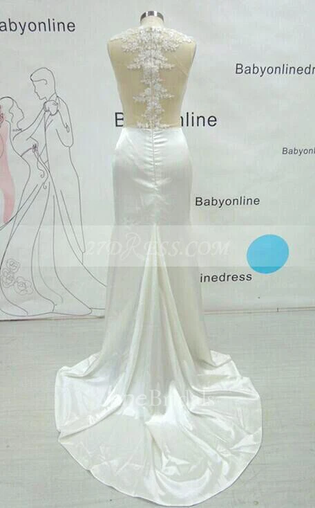 Sexy Gorgeous Mermaid Prom Dress Long Lace Sleeveless Evening Party Gowns