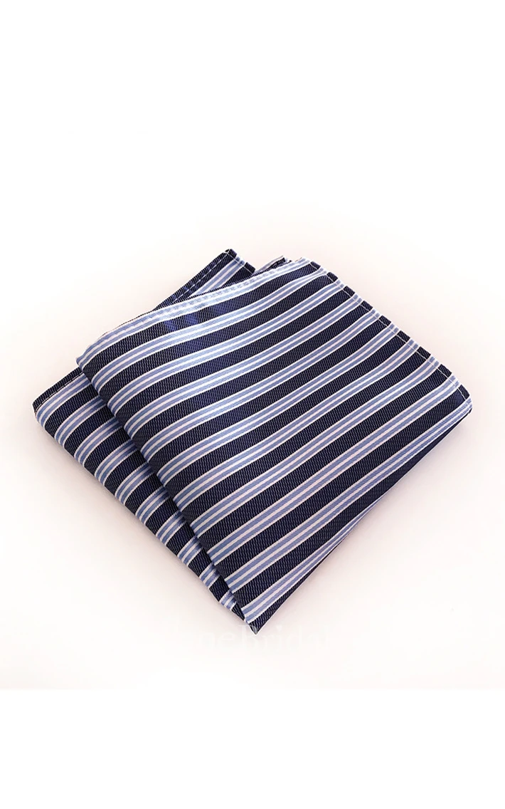 Striped Printing Pocket Square-11 Color Options