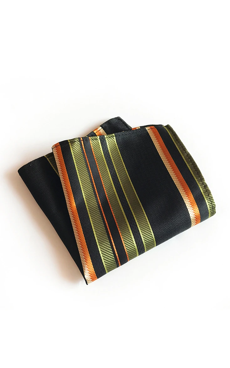 Striped Printing Pocket Square-11 Color Options