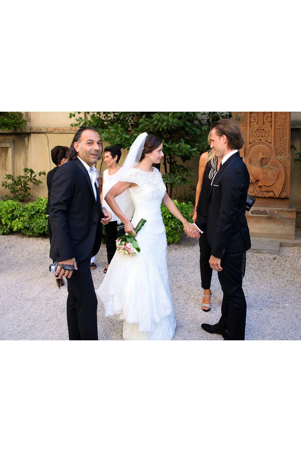 Delicate Tulle Lace Mermaid Wedding Dress Beadings Sweep Train