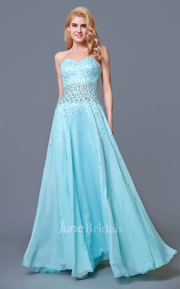 Chic Tulle & Chiffon Bateau A-line Prom Dress Chic Tulle & Chiffon Bateau A-line Prom Dress
