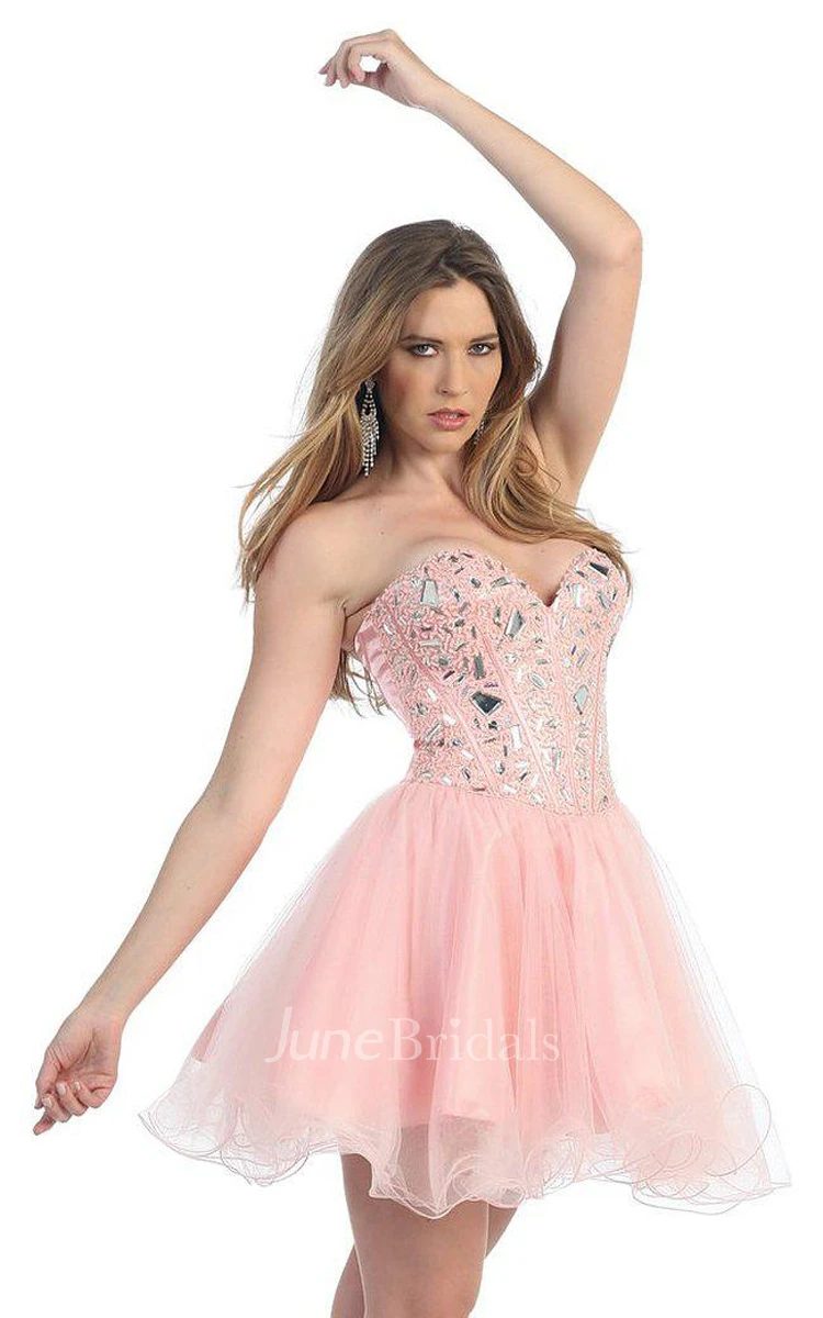 Light pink short prom dresses hotsell