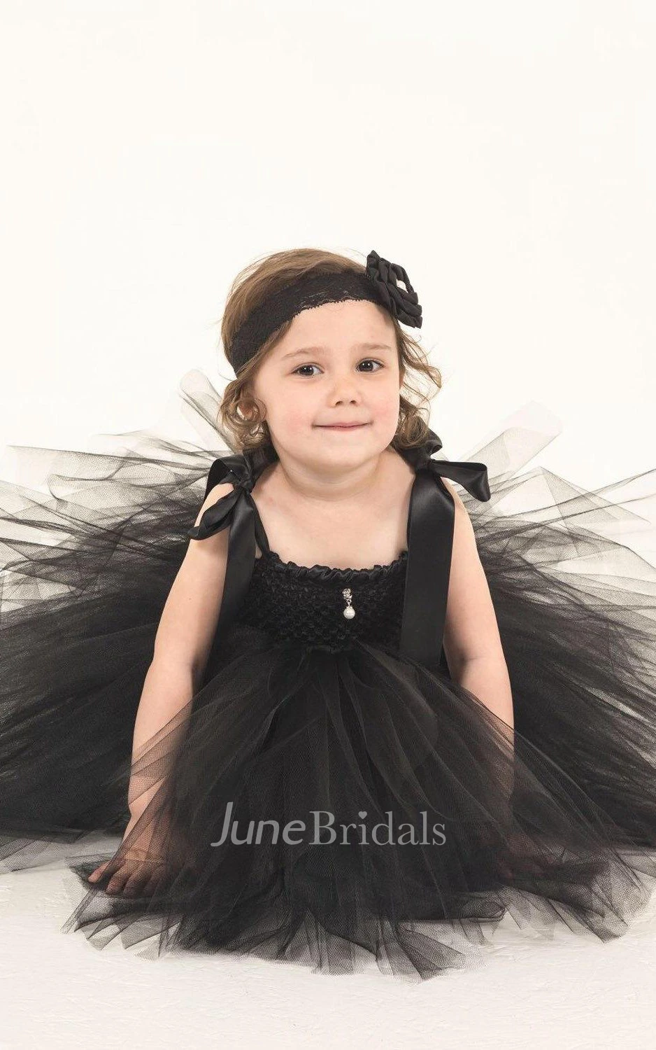 Girls Tutu Audrey Hepburn Inspired Dress With Straps