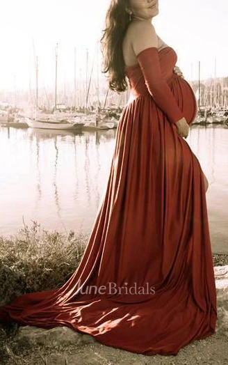 Rachel Maternity With Separate Maternity Prop Maternity Dress