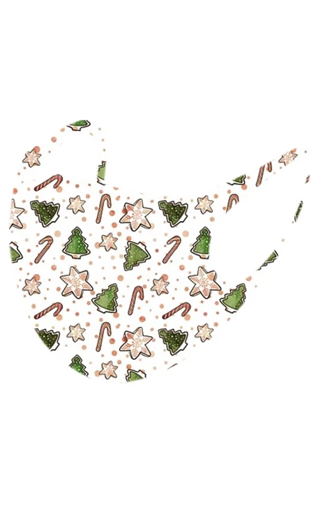 Non-medicial Christmas 6 Colors Cotton Washable Face Mask