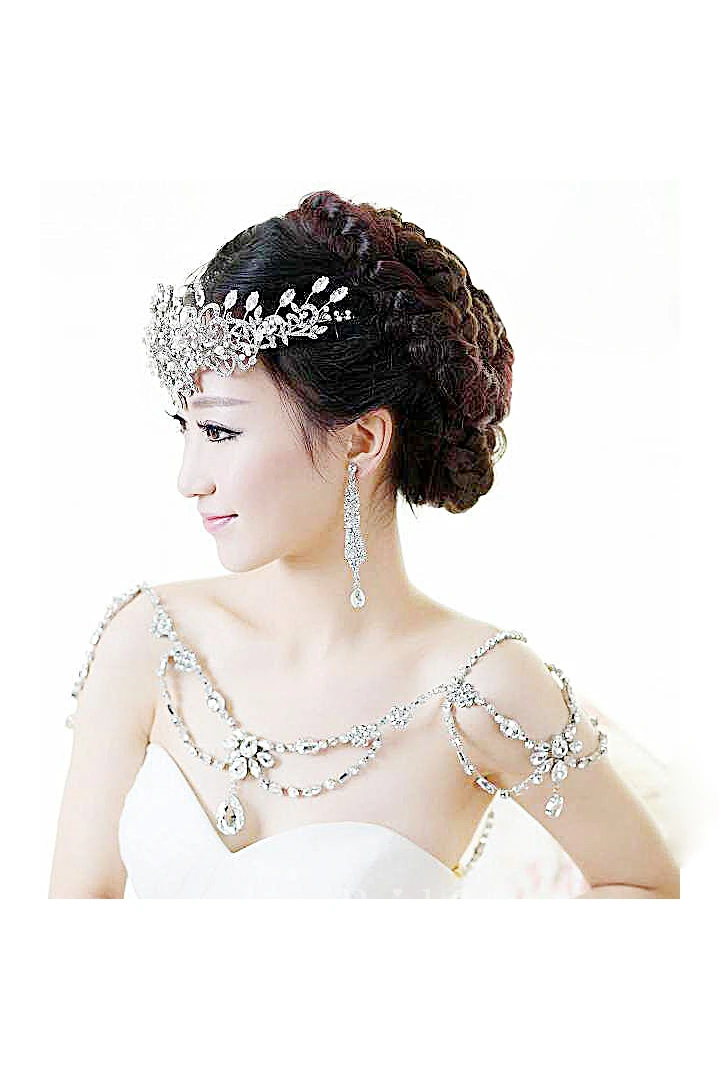 Simple Stylish Beaded Alloy Shoulder Chain