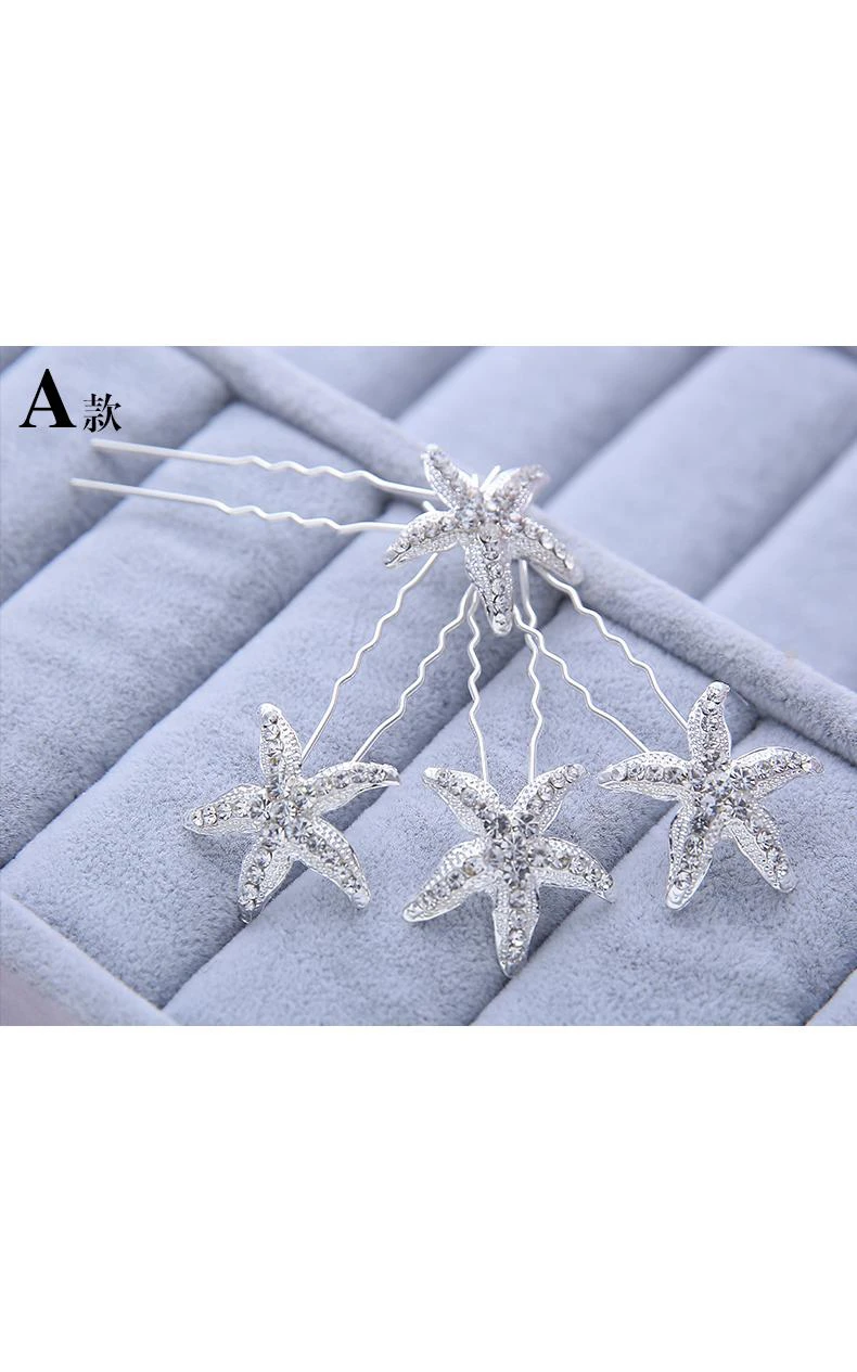 Bride Jewelry Rhinestone Headdress Hairpin Jewelry