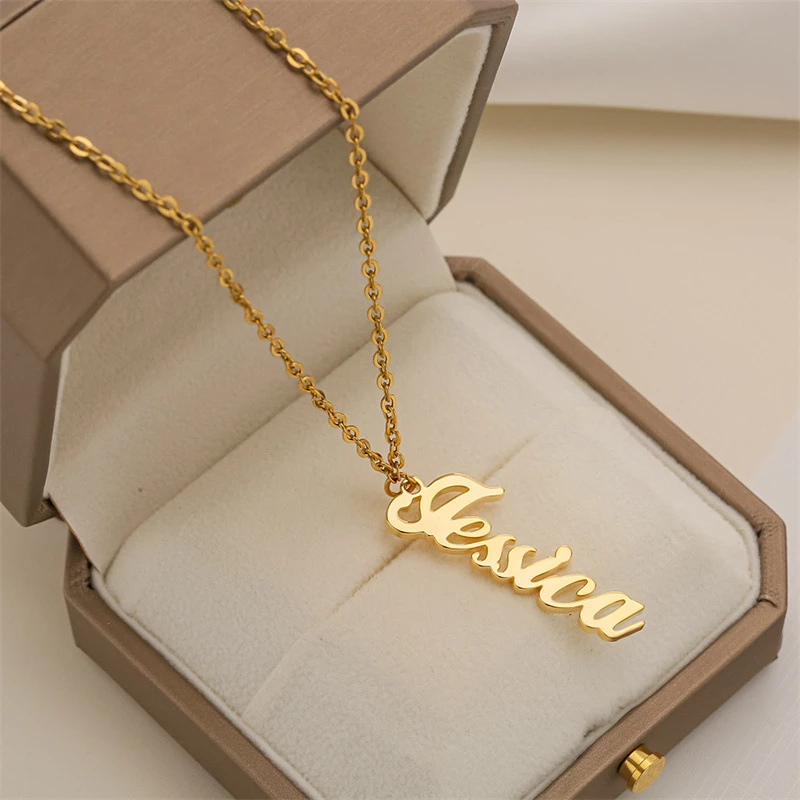 Personalised Name Titanium Steel Necklace
